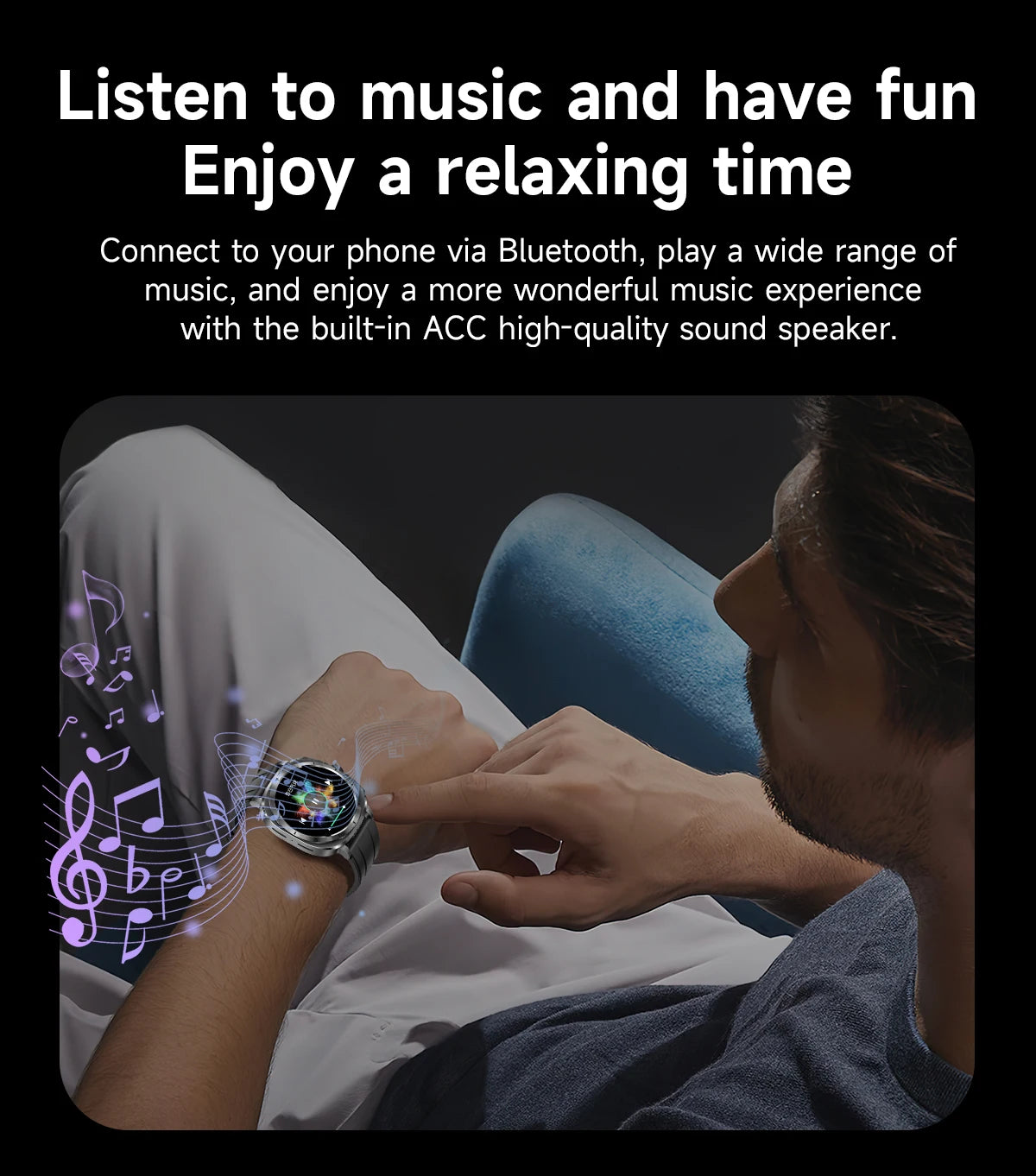 2025 New Precise Blood Lipids Uric Acid Smart Watch Men ECG+PPG Clock Blood pressure Body analysis HD Call NFC Health Smartwatch