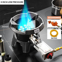 Low-pressure Fierce Fire Gas Stove Commercial Single-hole Liquefied Gas Burner for Hotel Restaurant Energy-saving Gas Cooktop
