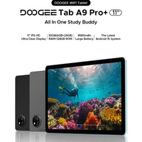 【Brand+】Doogee Tab A9 Pro+ Tablet Pc 11-Inch Android 15 30Gb Ram(6+24) 128Gb Rom 8580Mah Battery Widevine L1 Support