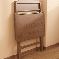 Solid Wood Foldable Console Desk Simple Modern Bedside Computer Desk Portable Bedroom Living Room Writing Table Home Furniture