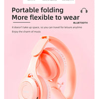 Kids Headphones  Wireless Bluetooth Earphones Stereo Foldable Helmets Gaming Headsets Over-ear Headphones for Android ios Music