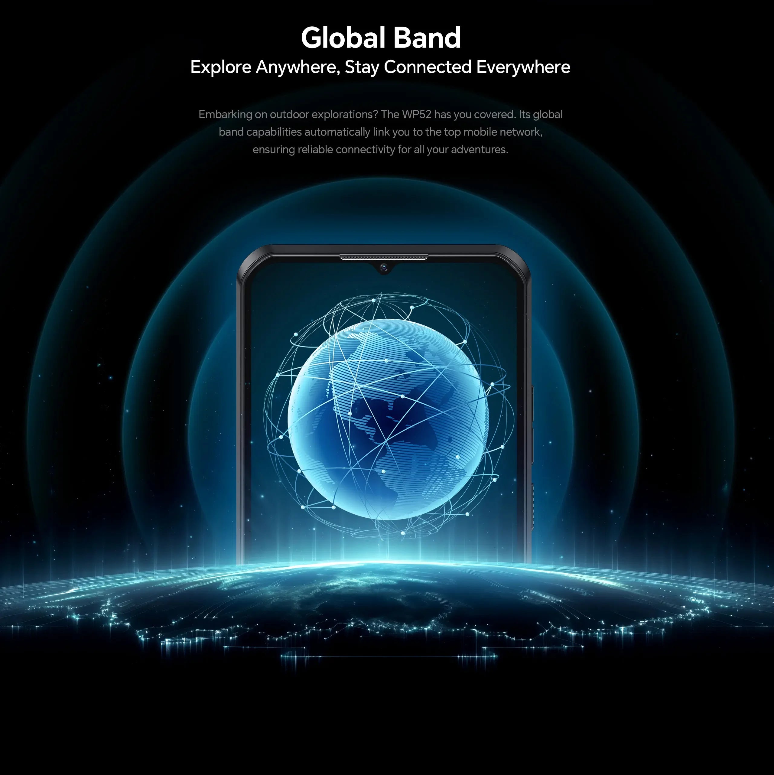 Oukitel WP52 5G Rugged Smartphone Android14 16GB+256GB 6500mAh Mobile Phone 48MP NFC Cell Phone