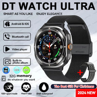 2025 New Watch 7 Ultra Smart Watch Men 32GB Memory 3D Video Display Sports SmartWatch GPS NFC Compass Blood oxygen Smartwatch