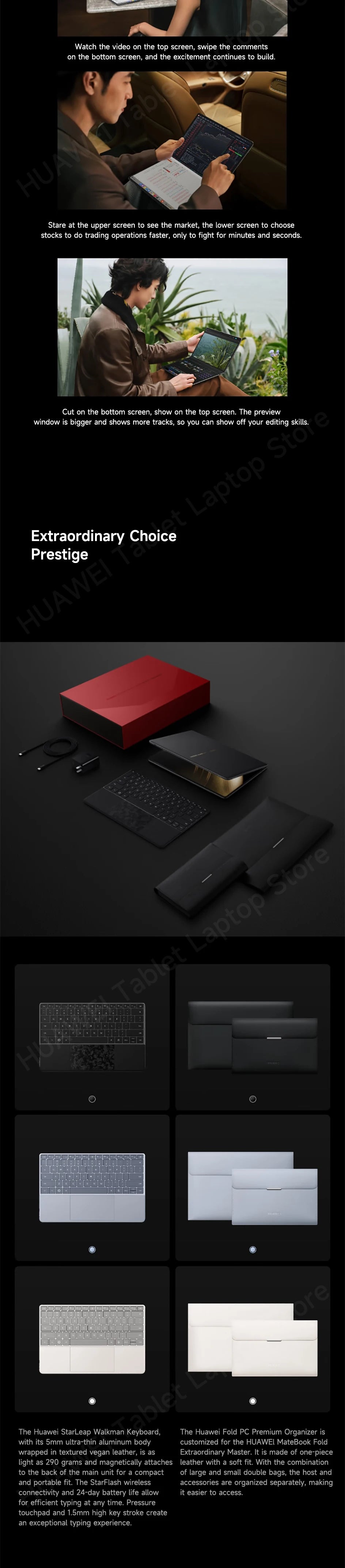 2025 HUAWEI MateBook Fold ULTIMATE DESIGN HarmonyOS 5 18-inch Mattepaper Touchscreen Laptop OLED 1440Hz Folding Computer