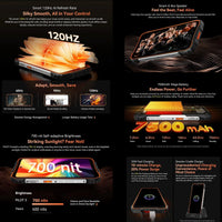 Blackview Oscal Pilot 3 5G AI Rugged Phone 12GB+256GB 6.78" 2.4K Display 7500Amh Battery Android 15 MTK 6300 5G NFC Smartphone