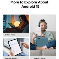 【Brand+】Doogee Tab A9 Pro+ Tablet Pc 11-Inch Android 15 30Gb Ram(6+24) 128Gb Rom 8580Mah Battery Widevine L1 Support