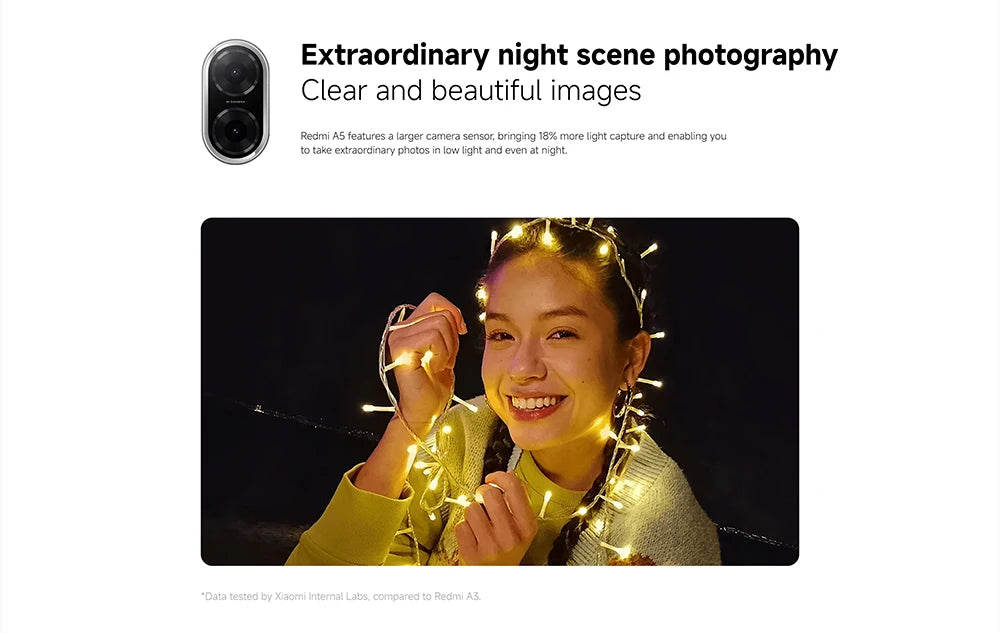 Global Version Xiaomi Redmi A5  Smartphone 32MP AI dual camera 6.88 "120hz Display Seite Finger abdruck 5200mah Schnel