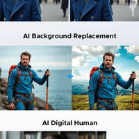 DOOGEE S200 Plus 5G Rugged Phone 1.32" Rear Display AI Image 6.72'' Screen 16GB 512GB 11000 mAh Battery Android 15 Smartphone