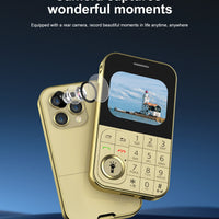 SERVO V9 Small Mobile Phone 2 SIM Cards Magic Voice Speed Dial MP4 Player Rear Camera Flashlight FM Radio 2G GSM Mini Cellphones