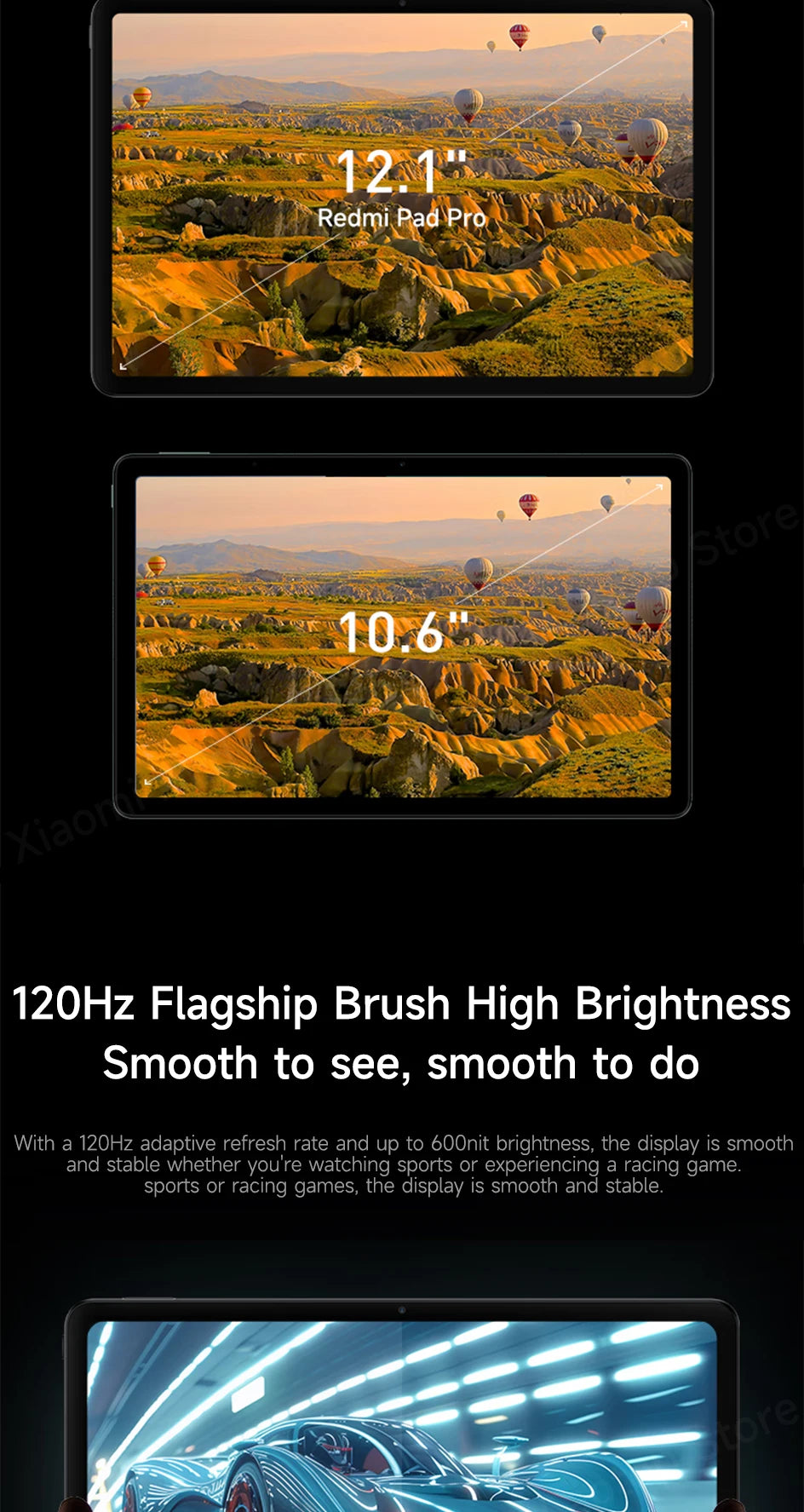 Xiaomi Tablet Chinese Rom Redmi Pad Pro 2024 12.1“ 2.5K 120Hz Snapdragon 7s Gen 2 10000mAh  Quad speakers Dolby Atmos Tablet Pc