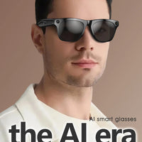 4K HD AI Smart Glasses Chat GPT 100MP Camera Bluetooth Call 260Mah Battery Voice Assistant Control Glasses for Men Women