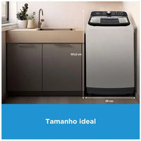 Washing Machine Midea 13kg Inox Basket White Wash Programs Wave Agitator - 110V