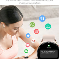 New Smart Watch TWS 2-in-1 Bluetooth Earphones With built-in Speaker HIFI 9D Sound Quality Health Monitor Watch For Android iOS