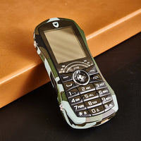 Car Shape Push Button Mobile Phone 1.8 Inch Mini Student Dual Sim 0.3MP CellPhone MP3 Wireless FM Luxury Type-C Telephone