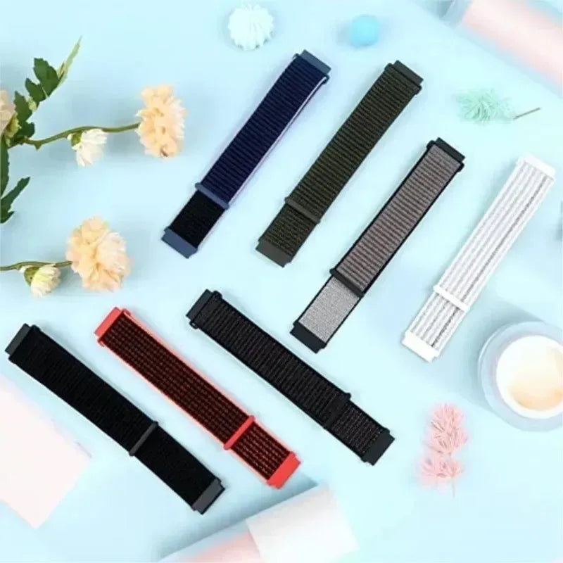 Nylon strap for Garmin Forerunner 970 470 965 955 165 265 255 265S 255S 245 645 158 55 WatchBand Replacement Band wristband