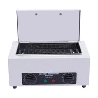 Nail Tool Sterilizer 220V Intelligent Dual Control Dry Heat Disinfection Large Capacity Multiple Use for Spa and Beauty Tools