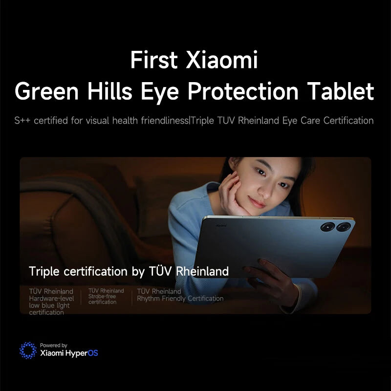 Xiaomi Tablet Chinese Rom Redmi Pad Pro 2024 12.1“ 2.5K 120Hz Snapdragon 7s Gen 2 10000mAh  Quad speakers Dolby Atmos Tablet Pc