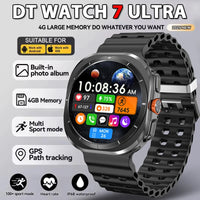 2025 New Watch 7 Ultra Smart Watch Men 32GB Memory 3D Video Display Sports SmartWatch GPS NFC Compass Blood oxygen Smartwatch