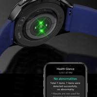 2025 New ECG Blood Pressure Blood Oxygen Blood Lipids Uric Acid Heart Rate Temperature Monitor AMOLED Bluetooth Call Smart Watch