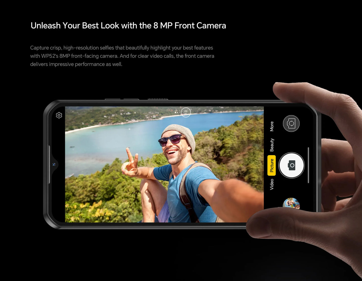 Oukitel WP52 5G Rugged Smartphone Android14 16GB+256GB 6500mAh Mobile Phone 48MP NFC Cell Phone