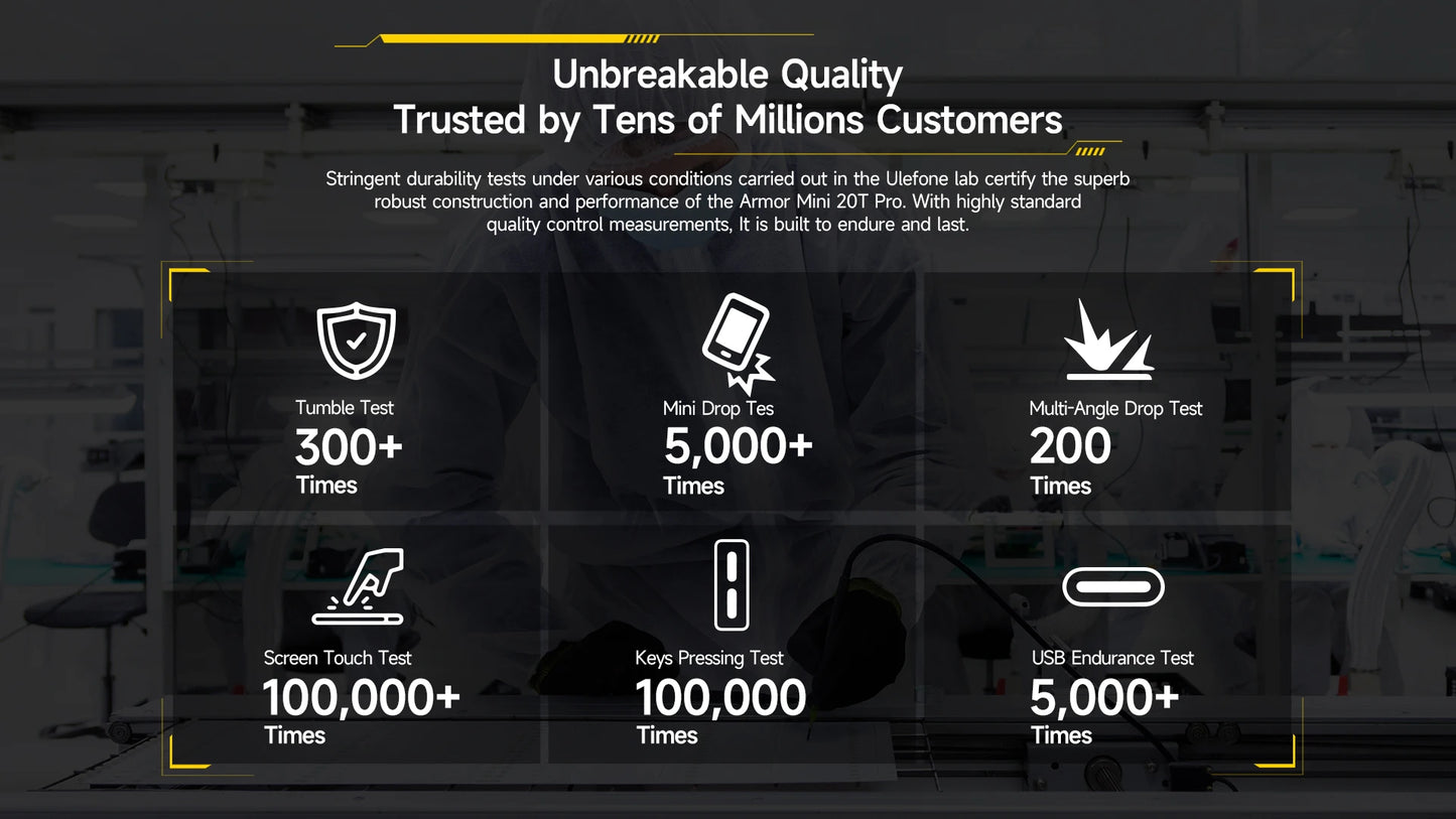 Ulefone Armor Mini 20T Pro 5G  THERMAL BY FLIR® 4.7" Rugged Phone Android 14 Smartphone 256GB ROM Mobile Phone Thermal lmaging