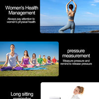 2025 New ECG Blood Pressure Blood Oxygen Blood Lipids Uric Acid Heart Rate Temperature Monitor AMOLED Bluetooth Call Smart Watch