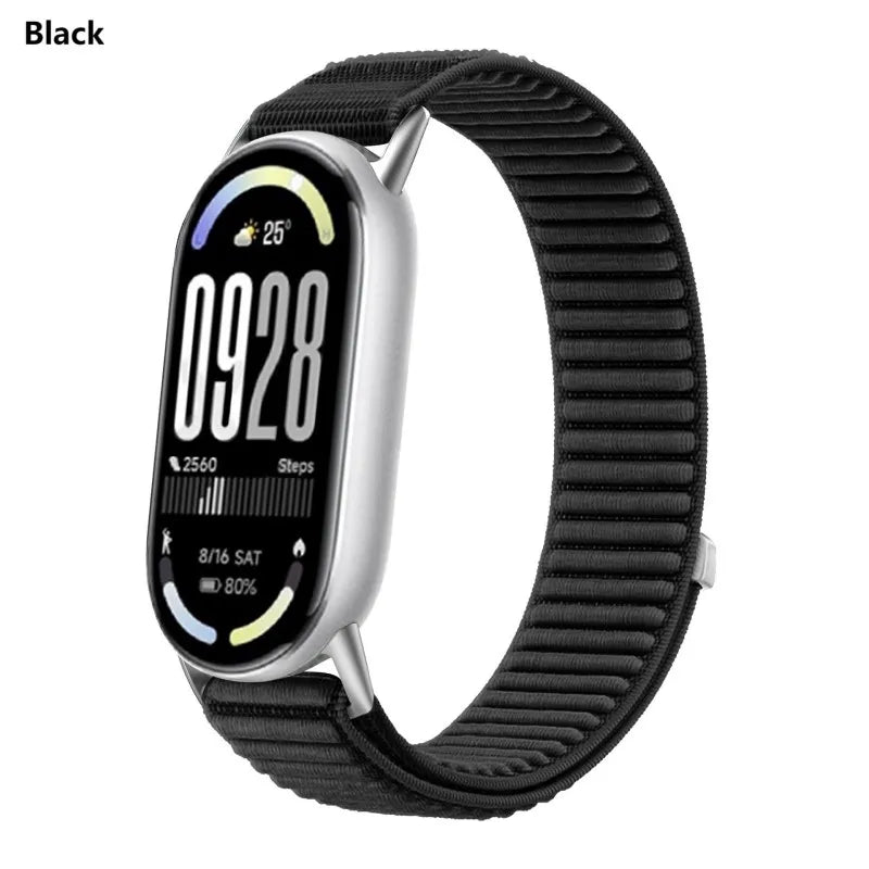 Nylon Loop Strap for Xiaomi Mi Band 10 9 8 Replacement Wristband Bracelet for Xiaomi Mi Band 9/ 10 /8 Watchband Accessories