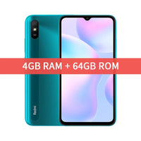 Smartphone Xiaomi Redmi 9A Global Rom 64GB/128GB Cellphone 5000mAh 6.53 inch MTK Helio G25 Octa Core 13MP Smart phone CN Version
