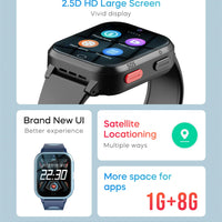 4G Kids Smart Watch 8GB ROM GPS WiFi Position Video Call Phone Android Watch Call Back Monitor with Sticker Children Smartwatch