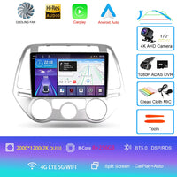 Car Radio For Hyundai i20 PB 2012 - 2014 Multimedia Video Player Wireless Carplay And Wireless Android Auto Portable Universal T