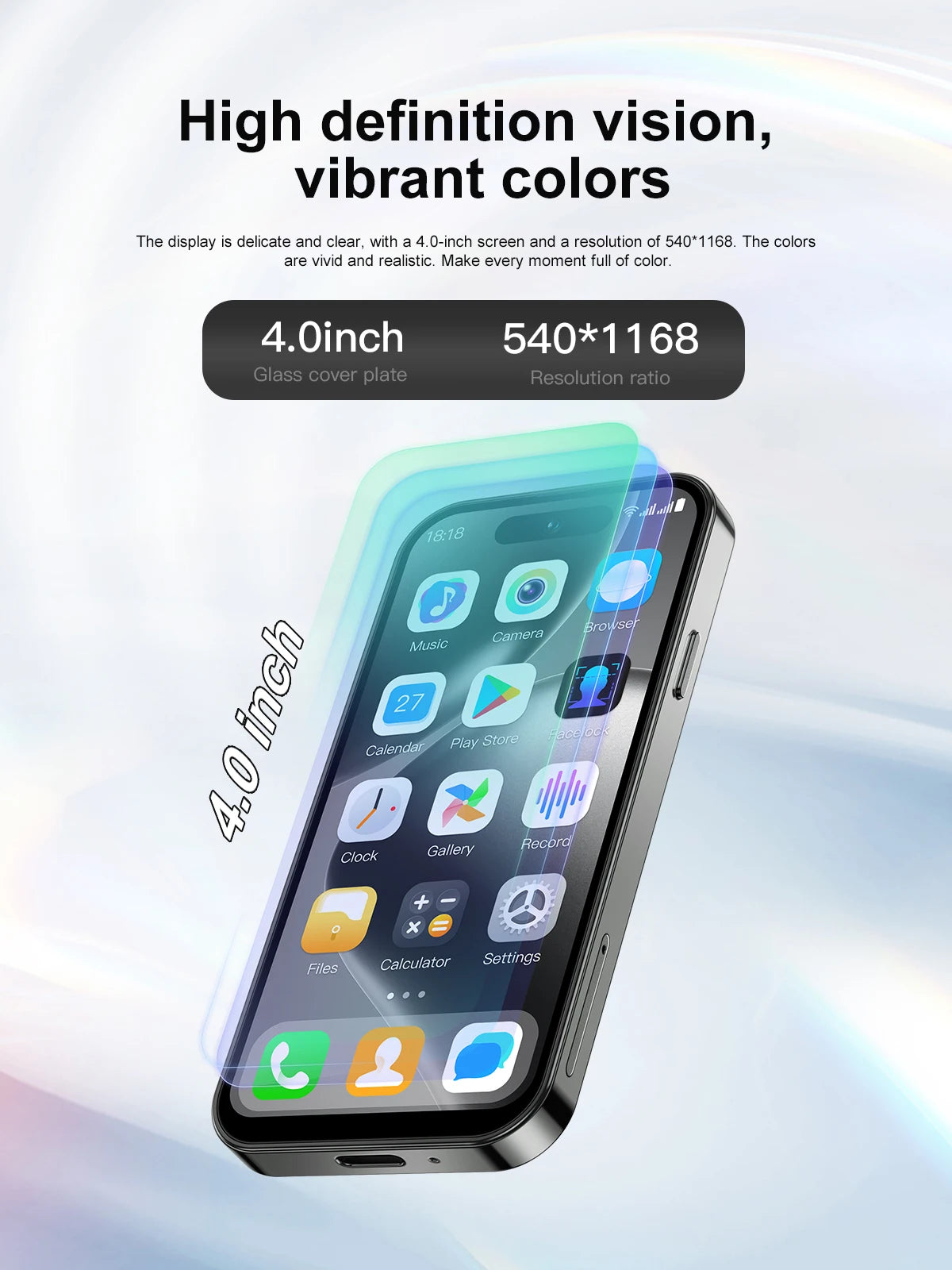 SERVO S16 Mini 4G Network Small Smartphone 2 SIM Standby Android 12.0 System Play Store WiFi GPS 4.0" Screen Palm Cellular Phone