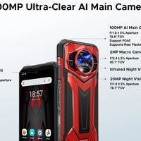 DOOGEE S200 Plus 5G Rugged Phone 1.32" Rear Display AI Image 6.72'' Screen 16GB 512GB 11000 mAh Battery Android 15 Smartphone