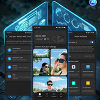 Smart AI Translation Smart Glasses Take Photos Recognizing Objects 4K Camera Bluetooth Music Call Intelligent Recording Glasses
