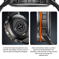 NEW 1000MAH Super endurance Sport Smart Watch Men 1.73-inch HD Screen GPS tracker Compass Bluetooth Call Waterproof Smart Watch