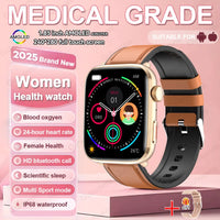 2025 Smart Watch For XIAOMI Women Full Touch Screen BT Call Waterproof Watches Sport Fitness Tracker Health Smartwatch Lady Gift