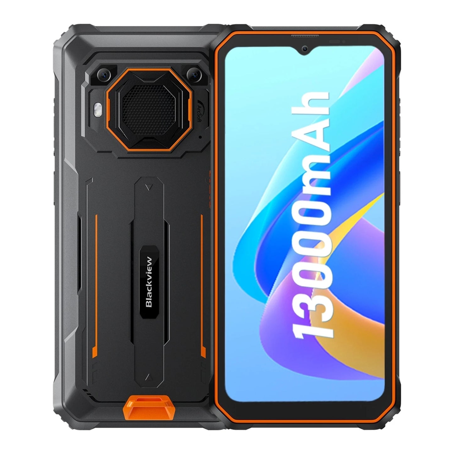 Blackview BV6200 Pro Rugged Phone 4GB/6GB+128GB IP69 Waterproof Helio P35 13000mAh With 18W Fast Charg NFC 4G Smartphone