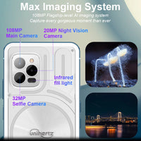 Unihertz Luna Smartphone Rhythm Ambient LED strip Music Phone 8GB RAM 256GB ROM 108MP G99 Mobile Phone Night Vision Cellphone