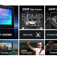 Ulefone Armor 28 Pro 5G AI Rugged Phone 512GB ROM Smartphone 120W MTK Dimensity 7300  10600mAh 6.67”AMOLED 64MP Mobile phone