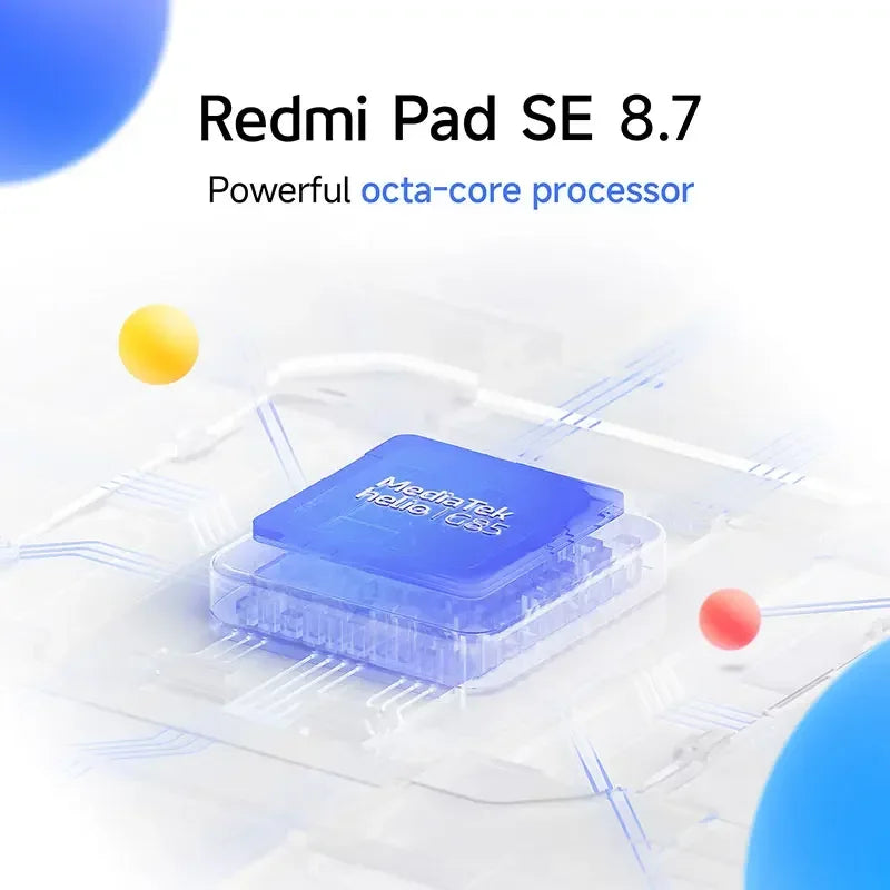 Global Version Xiaomi Redmi Pad SE 8.7 6GB 128GB MediaTek Helio G85 Octa Core 8.7" 90Hz FHD+ Display 6650mAh Battery Mi Tablet
