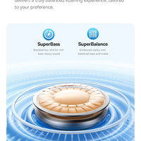 Baseus EP10 Pro ANC Earbuds Wireless Bluetooth 6.0 Earphones 50dB Realtime Adaptive Headphones 6 Mic Hi-Res LDAC IP55  Ear buds