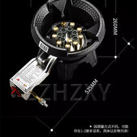 Low-pressure Fierce Fire Gas Stove Commercial Single-hole Liquefied Gas Burner for Hotel Restaurant Energy-saving Gas Cooktop