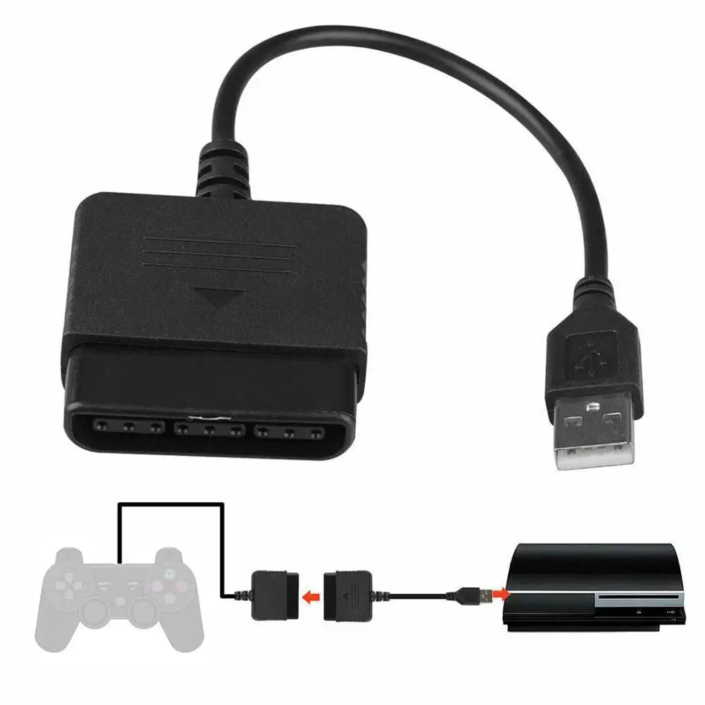 Game Console Converter for PS2 To PC Converting Controllers To Work With PC Controllers Adapter IC Version With USB