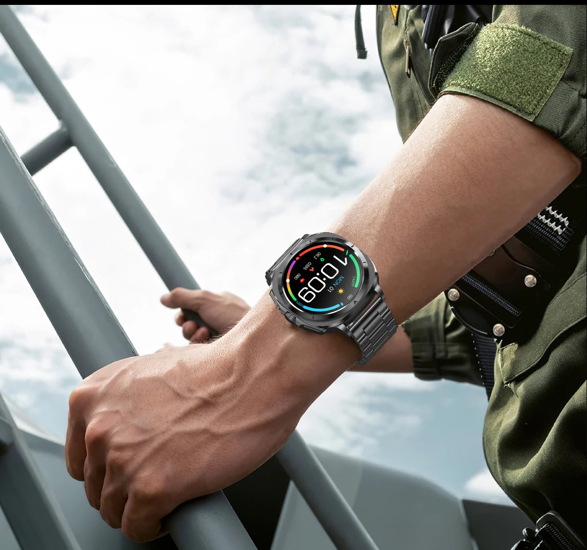 2025 New Precise Blood Lipids Uric Acid Smart Watch Men ECG+PPG Clock Blood pressure Body analysis HD Call NFC Health Smartwatch