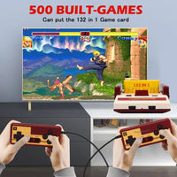 NEW 8Bit Video Game Consol Built-in 500 Classic Games Family Computer TV Game Console Support Game Cartridge For FC Retro Gaming