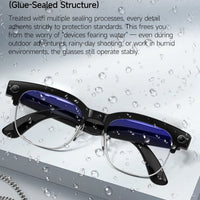 Smart AI Translation Smart Glasses Take Photos Recognizing Objects 4K Camera Bluetooth Music Call Intelligent Recording Glasses