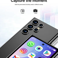 NEW SERVO S27 Mini Android Smartphone 4.0" Full Screen 2GB+16GB Memory 5MP 2 SIM Stanbdby Face Unlock 3G Cute Phones Google Play