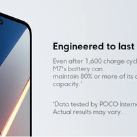 POCO M7 Global Version Smartphone 128GB 256GB Snapdragon 685 7000mAh battery Immersive 6.9" FHD+ Display NFC 33W Charging