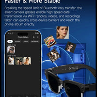 Smart AI Translation Smart Glasses Take Photos Recognizing Objects 4K Camera Bluetooth Music Call Intelligent Recording Glasses