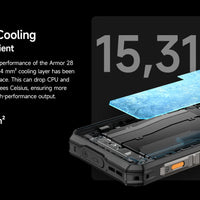 Ulefone Armor 28 Pro 5G AI Rugged Phone 512GB ROM Smartphone 120W MTK Dimensity 7300  10600mAh 6.67”AMOLED 64MP Mobile phone