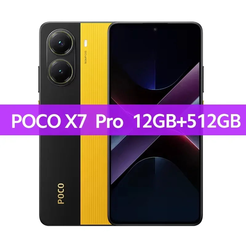 POCO X7 Pro Global Version Smartphone Dimensity 8400-Ultra 6.67"1.5K Display 6000mAh battery 90W Charge 5G NFC